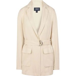 Emporio Armani, Dames, Mantels, Beige, Maat: M