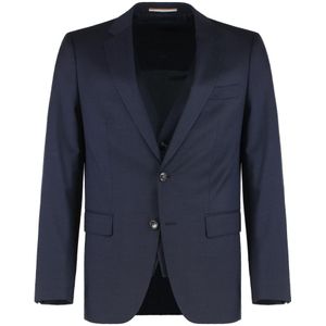 Hugo Boss - Driedelig Pak - Blauw - Wol - Slim Fit
