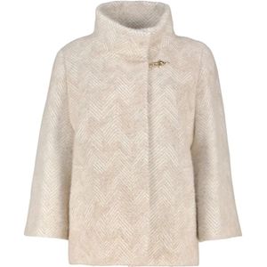 Fay, Dames, Jassen, Beige, Maat: M Katoen,