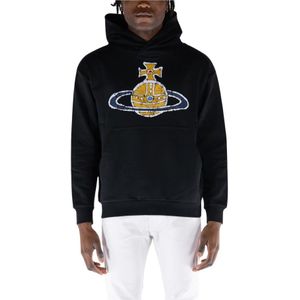 Vivienne Westwood, Heren, Sweatshirts & Hoodies, Zwart, Maat: S Katoen,
