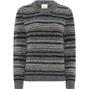 Heartmade, Dames, Truien, Grijs, Maat: XS Wol,