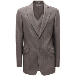 Roberto Cavalli, Heren, Jassen, Grijs, Maat: M Wol,