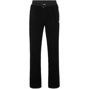 Philipp Plein, Heren, Broeken, Zwart, Maat: M Katoen,