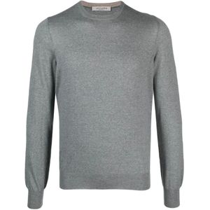 La Fileria, Heren, Truien, Grijs, Maat: L Wol,