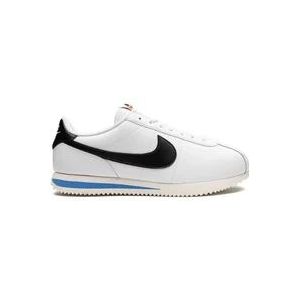 Nike Cortez '23 Sneakers Wit/Zwart-LT Foto Blauw , White , Dames , Maat: 39 EU