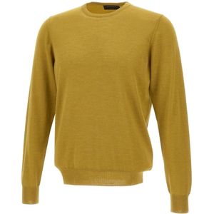 Gran Sasso, Heren, Truien, Groen, Maat: M Zijde,