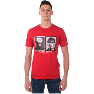 Daniele Alessandrini, Heren, Tops, Rood, Maat: XL Katoen,