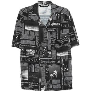 Palm Angels, Heren, Overhemden, Veelkleurig, Maat: L Viscose,