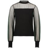 Zero, Dames, Blouses & Shirts, Zwart, Maat: XS