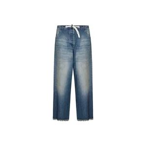 Moncler Blauwe Jeans Broek , Blue , Heren , Maat: M