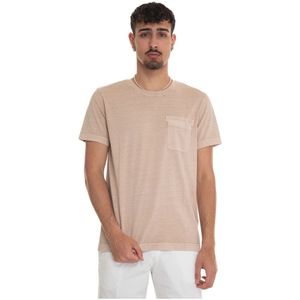 Fay, Heren, Tops, Beige, Maat: 3XL Katoen,