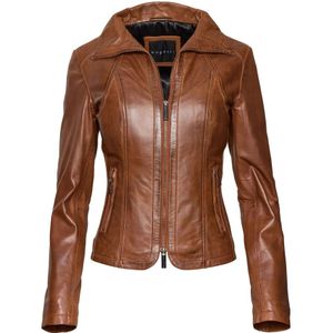 Bugatti, Dames, Jassen, Bruin, Maat: S Leer,