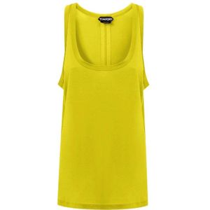 Tom Ford, Dames, Tops, Geel, Maat: 2XS Zijde,