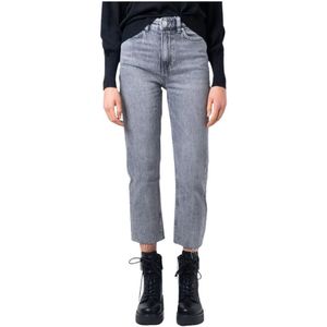 Only, Dames, Jeans, Grijs, Maat: W33 L32 Katoen,