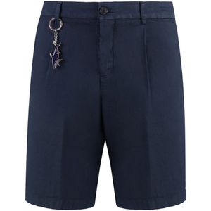Paul & Shark, Heren, Korte broeken, Blauw, Maat: M Katoen,