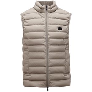 Armani, Heren, Jassen, Beige, Maat: M Poliester,