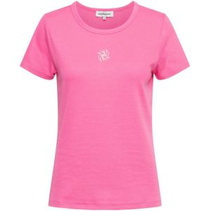&Co Woman, Dames, Tops, Roze, Maat: 2XL Katoen,