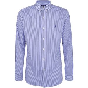 Ralph Lauren, Heren, Overhemden, Blauw, Maat: L Katoen,