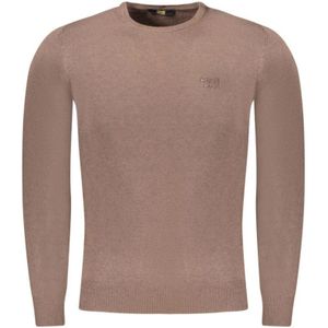 Cavalli Class, Heren, Truien, Bruin, Maat: M Leer,