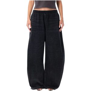 Alexander Wang, Dames, Jeans, Zwart, Maat: M Denim,