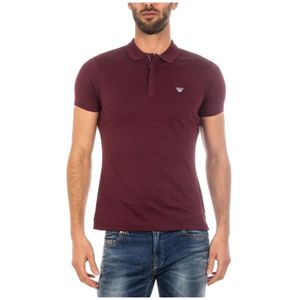 Armani Jeans, Heren, Tops, Rood, Maat: XL Katoen,