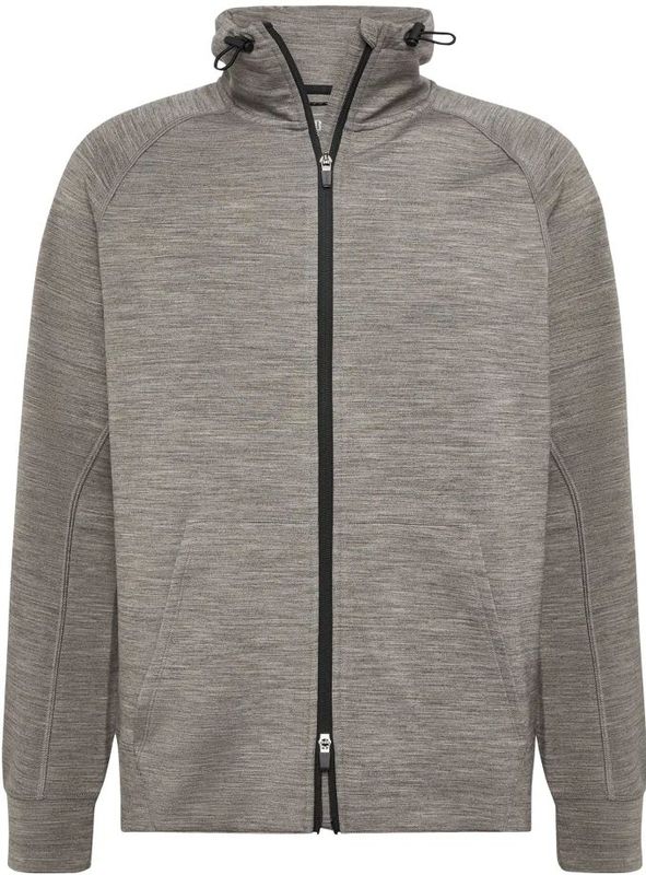 Boggi Milano - B-Tech - Full-Zip Hoodie - Grijs - Heren - Lichtgewicht Wolmix