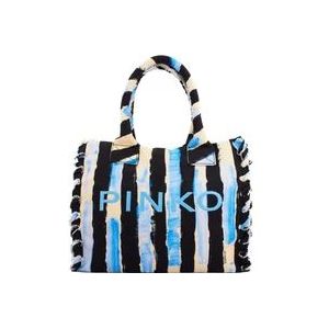 Pinko Strand Shopping Tote Tas voor Vrouwen , Multicolor , Dames , Maat: ONE Size