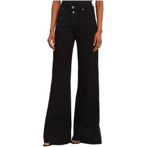 Versace Jeans Couture, Dames, Jeans, Zwart, Maat: W26