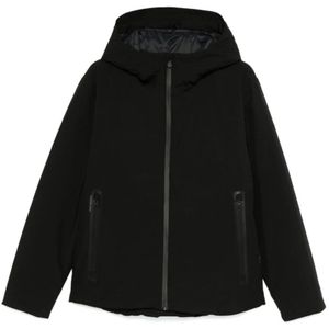 Save The Duck, Heren, Jassen, Zwart, Maat: L Nylon,