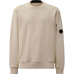 C.p. Company, Heren, Sweatshirts & Hoodies, Beige, Maat: S Fleece,