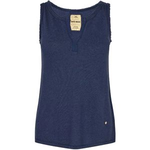 MOS Mosh, Dames, Tops, Blauw, Maat: XS Katoen,