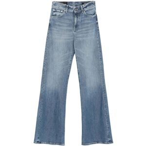 Dondup, Dames, Jeans, Blauw, Maat: W32 Denim,