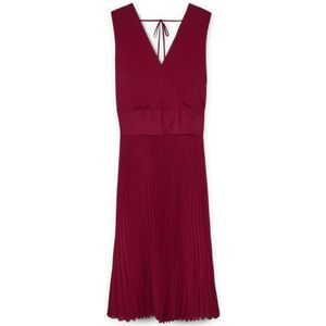 Fiorella Rubino, Dames, Jurken, Rood, Maat: 7XL Poliester,