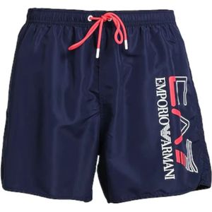 Emporio Armani Ea7, Heren, Badkleding, Blauw, Maat: L