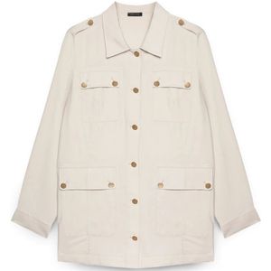 Fiorella Rubino, Dames, Jassen, Beige, Maat: XL Viscose,