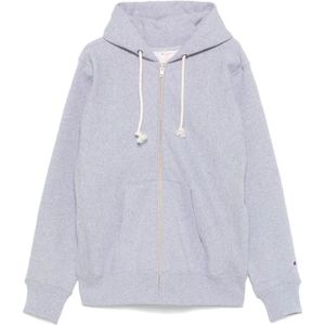 Champion, Heren, Sweatshirts & Hoodies, Grijs, Maat: S Katoen,