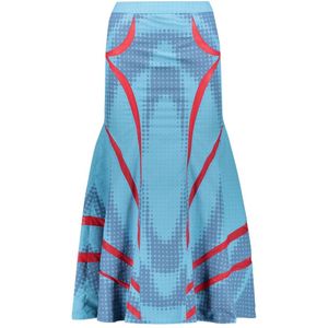 Paolina Russo, Dames, Rokken, Blauw, Maat: XS Polyamide,