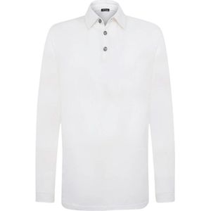 Kiton, Heren, Tops, Wit, Maat: S Katoen,