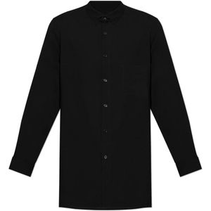 Yohji Yamamoto, Heren, Overhemden, Grijs, Maat: M