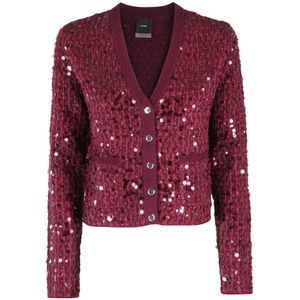 Pinko, Dames, Truien, Rood, Maat: S