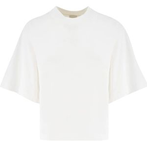 Pinko, Dames, Tops, Wit, Maat: M Katoen,