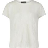 T-shirt - Unikleur - Gestructureerde Stof