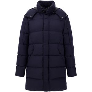 Boggi Milano - Sankt Moritz - Parka - Blauw - Wol - 700 Fill Power Ganzendons