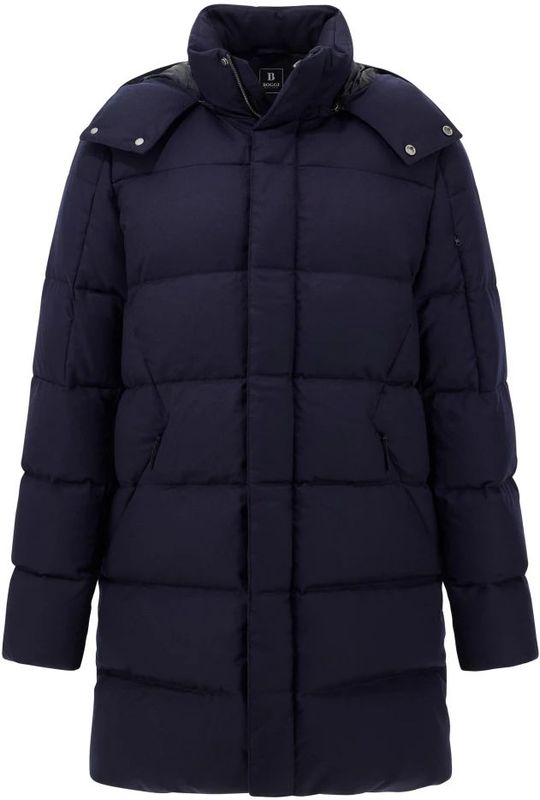 Boggi Milano - Sankt Moritz - Parka - Blauw - Wol - 700 Fill Power Ganzendons