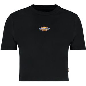 Dickies, Dames, Tops, Zwart, Maat: L Katoen,