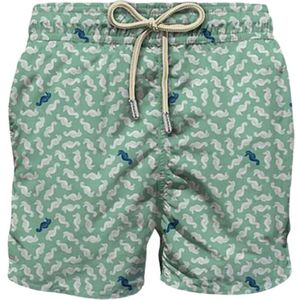 MC2 Saint Barth, Heren, Badkleding, Groen, Maat: S Poliester,