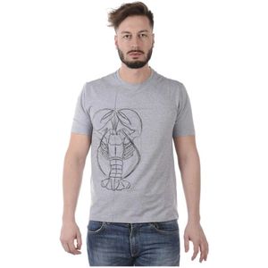 Zegna, Heren, Tops, Grijs, Maat: L Katoen,