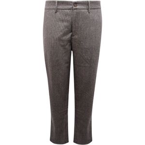 Brooksfield, Heren, Broeken, Grijs, Maat: 3XL Wol,