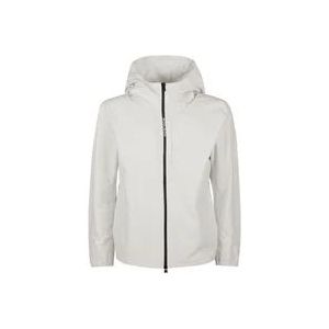 Woolrich Dubbele Laag Jas , White , Heren , Maat: L