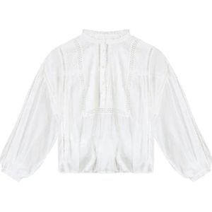 Isabel Marant, Dames, Blouses & Shirts, Wit, Maat: M Katoen,